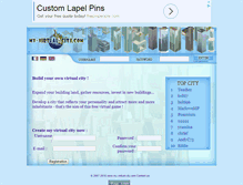 Tablet Screenshot of my-virtual-city.com